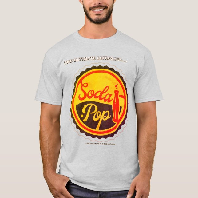 Classic "Soda POP" Sign T-Shirt (Front)