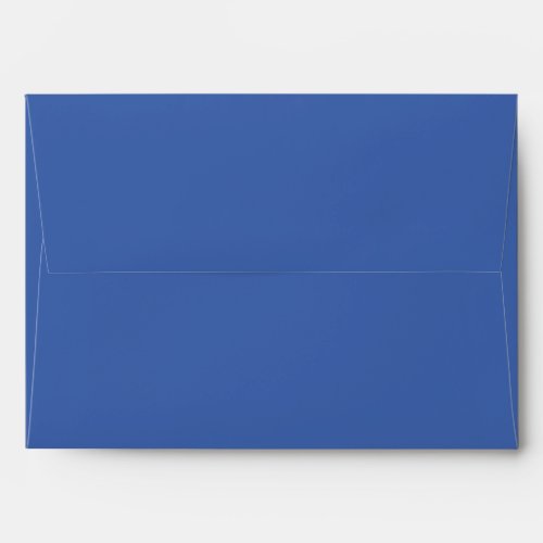 Classic Solid Matching Wedding Blank French Blue Envelope