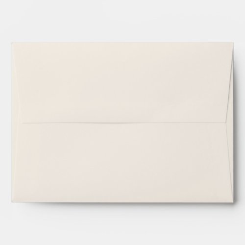 Classic Solid Matching Wedding Blank Ivory Cream Envelope