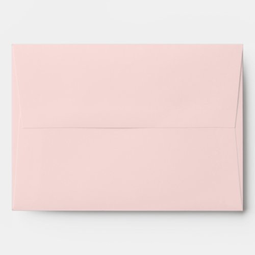 Classic Solid Matching Wedding Blank Light Pink Envelope