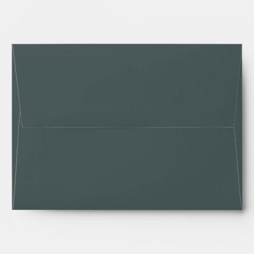 Classic Solid Matching Wedding Blank Teal Envelope