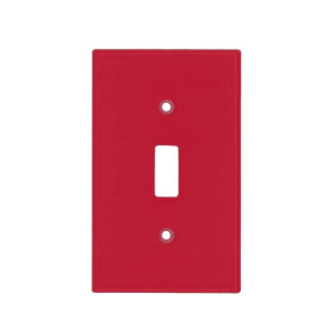 Classic solid True red Light Switch Cover