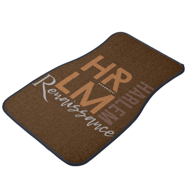 Classic Sophisticated Harlem Renaissance Bath Mat (Angled)