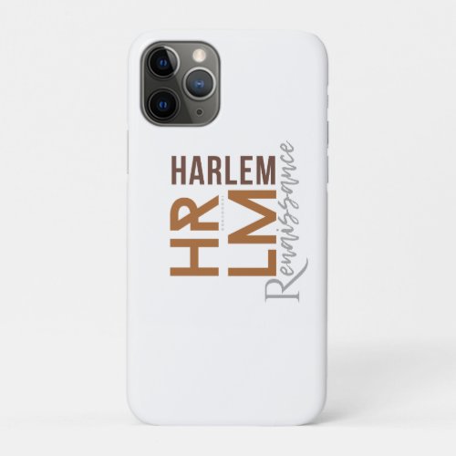 Classic Sophisticated Harlem Renaissance  iPhone 11 Pro Case