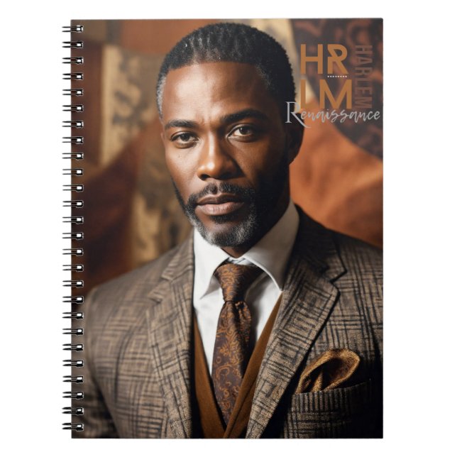 Classic Sophisticated Harlem Renaissance    Notebook (Front)