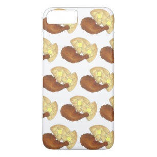 Classic Soul Food Fried Chicken and Waffles Diner iPhone 8 Plus/7 Plus Case