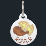 Classic Soul Food Fried Chicken and Waffles Diner Pet ID Tag<br><div class="desc">Design features an original marker illustration of a plate of fried chicken and waffles,  a southern soul food classic. Ideal for your favorite foodie! Just personalize with your information.

Don't see what you're looking for? Need help with customization? Contact Rebecca to have something designed just for you.</div>