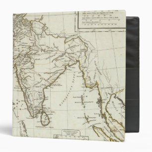 Classic South Asian Map Binder