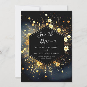 Classic Space Celestial Wedding Save The Date