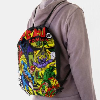 Classic SPEED Comics Drawstring Bag