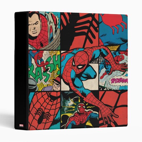 Classic Spider-Man Comic Book Pattern