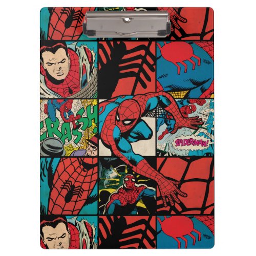 Classic Spider_Man Comic Book Pattern Clipboard