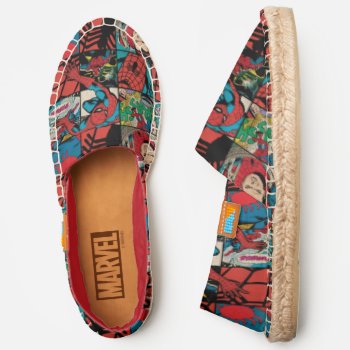 Classic Spider-man Comic Book Pattern Espadrilles by marvelclassics at Zazzle