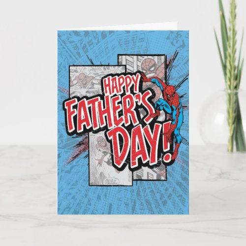 Classic Spider_Man Happy Fathers Day Card