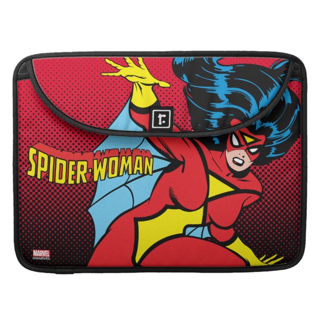 Classic Spider-Woman Sleeve For MacBooks (Front Closed)