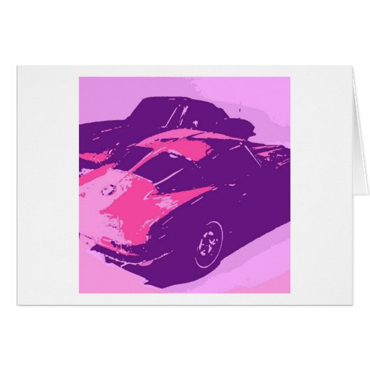 Classic Split Window Cars Cards (Front Horizontal)