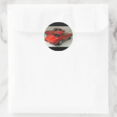 Classic Split Window Cars Classic Round Sticker (Bag)