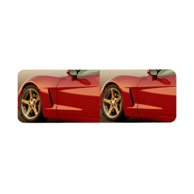 Classic Split Window Cars Label (Front)