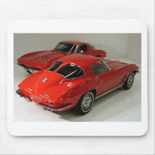 Classic Split Window Cars Mouse Pad
