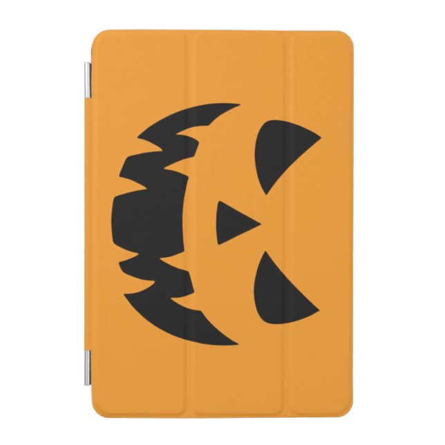 Classic, spooky pumpkin face iPad mini cover (Front)