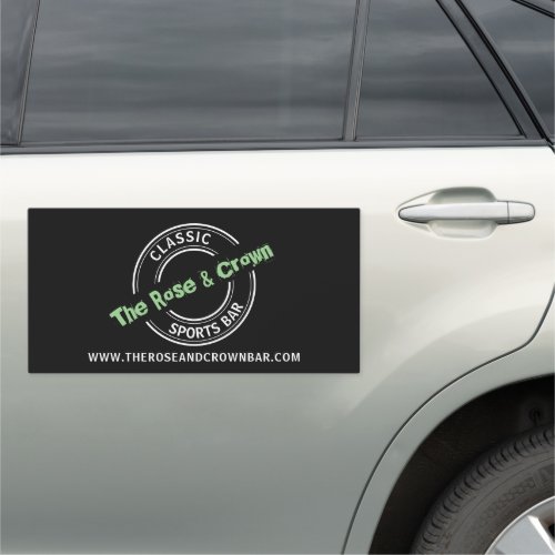 Classic Sports Bar Logo PubBrewery Car Magnet