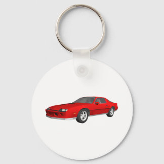 Classic Sports Car: 3D Model: Keychain