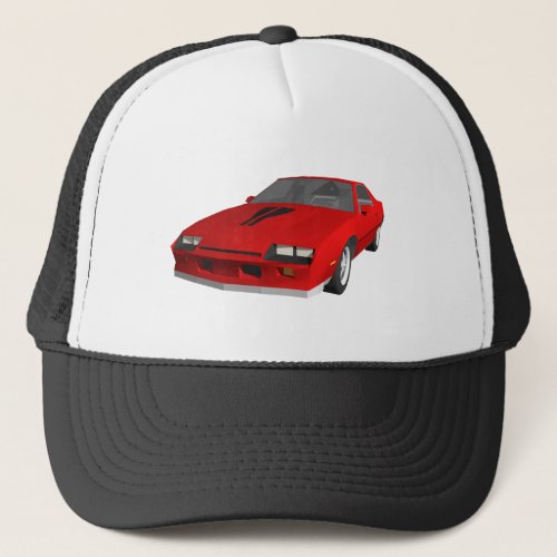 Classic Sports Car: 3D Model: Trucker Hat