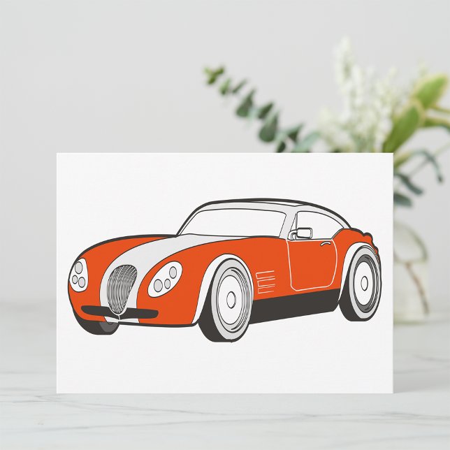 Classic Sports Car Invitations (Creator Uploaded)