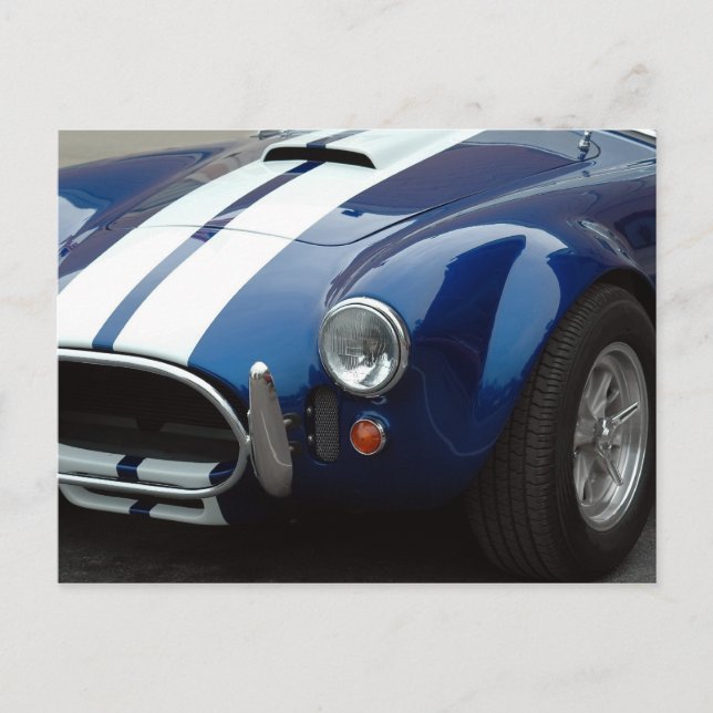 Classic sports car postcard (Front)
