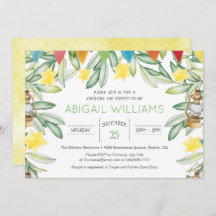 Classic Spring Garden Greenery Baby Shower
