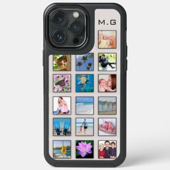 Classic Square Frame Photo Collage Iphone 13 Pro Max Case by DippyDoodle at Zazzle