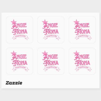 Classic Square Stickers 3 inch