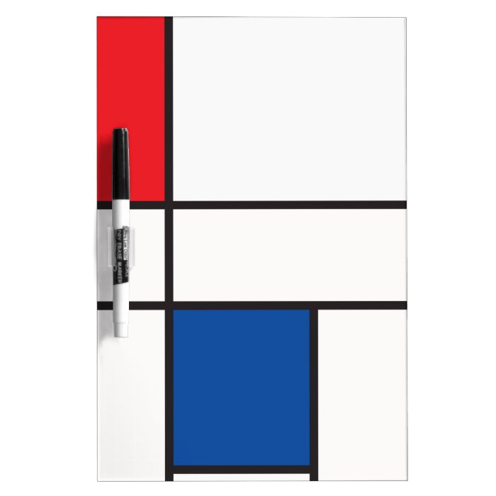 Classic Squares Dry Erase Whiteboard