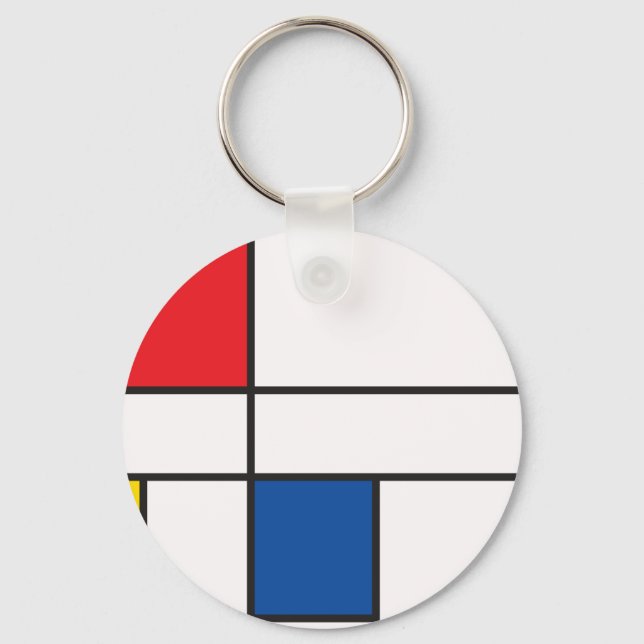 Classic Squares Keychain (Front)