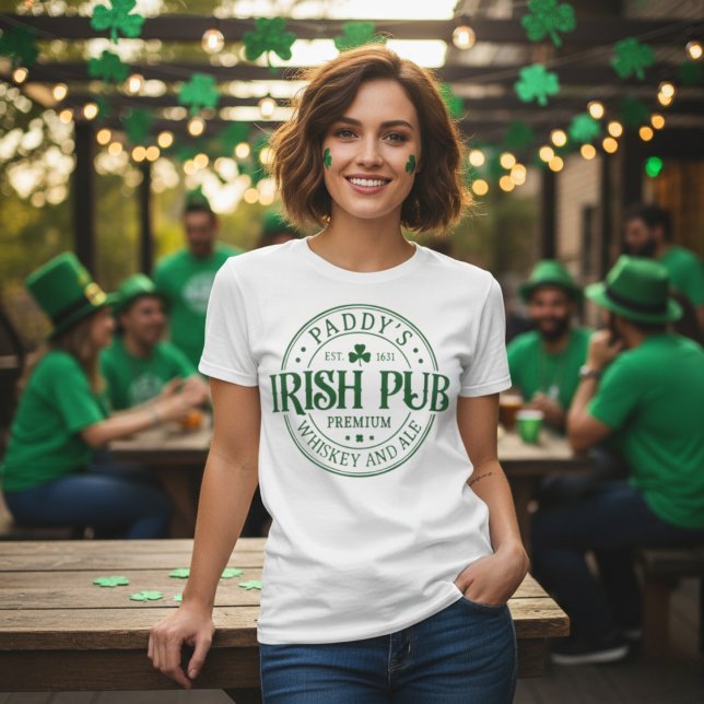 Classic St Patrick's Day Paddy's Irish Pub T-Shirt (Classic St Patrick's Day Paddy's Irish Pub T-Shirt)