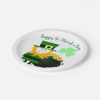 Classic St. Patrick's Day Party Paper Plate