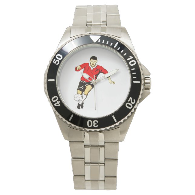 Classic Stainless Steel Watch (Front)