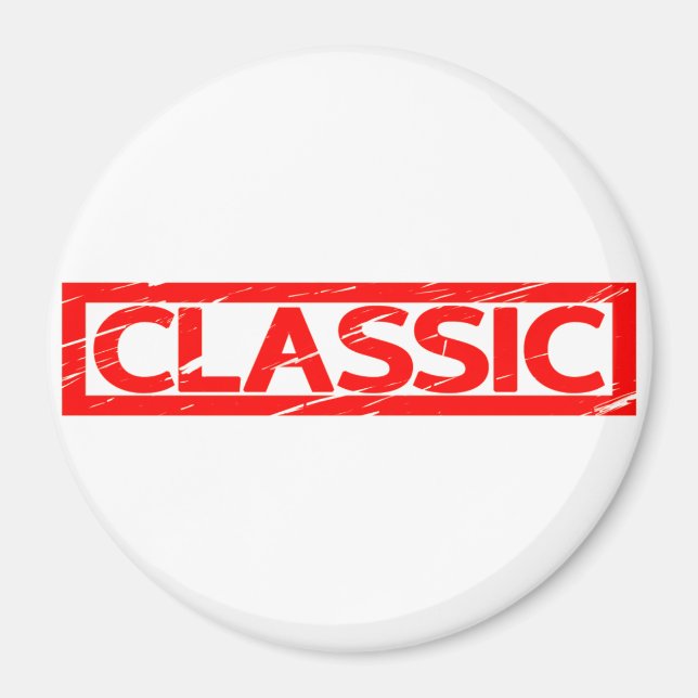 Classic Stamp Magnet (Front)