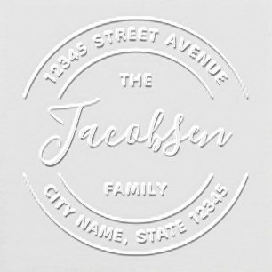 Classic Stamp Return Address Custom Embosser