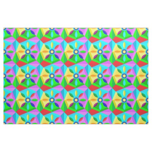 classic star flower fabric