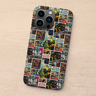 Classic Star Wars Comic Pattern iPhone 13 Pro Case
