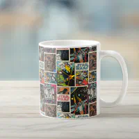 Retro Vintage Star Wars Darth Vader Head Comic Mug Star Wars Mug