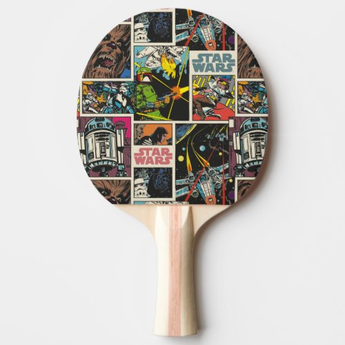 Classic Star Wars Comic Pattern Ping Pong Paddle