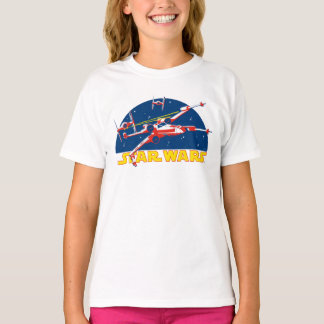 Classic Star Wars X-Wing Battle Decal T-Shirt