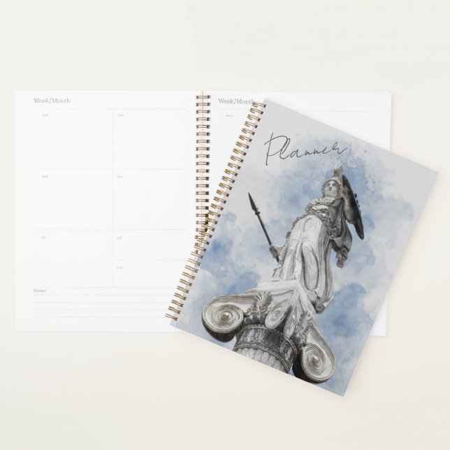 Classic Statue of Athena Planner – Greek Mythology (Display)