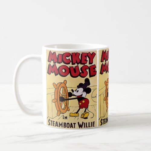 Classic Steamboat Willie  Coffee Mug