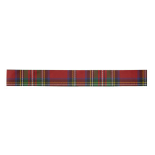 Classic Stewart Plaid for a Tartan Christmas Satin Ribbon