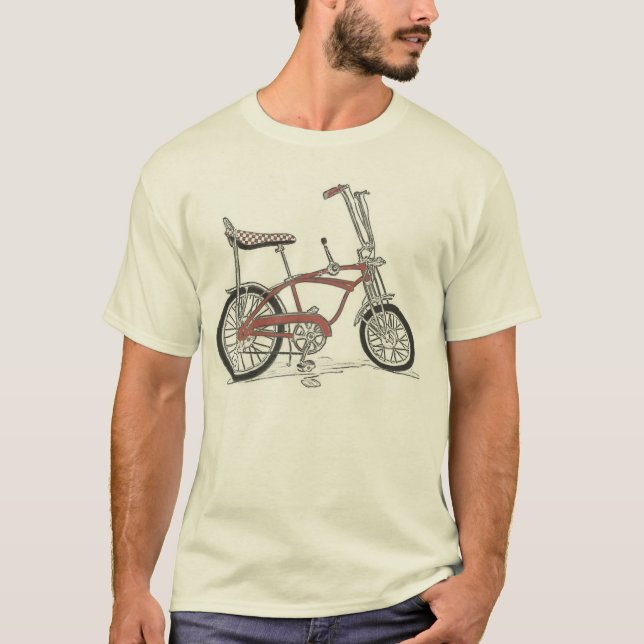 Classic stingray banana seat bike bicycle t-shirt (Front)