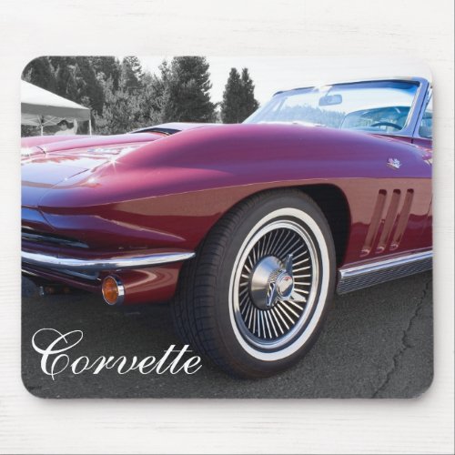 Classic Stingray Corvette Car Mouse Pad