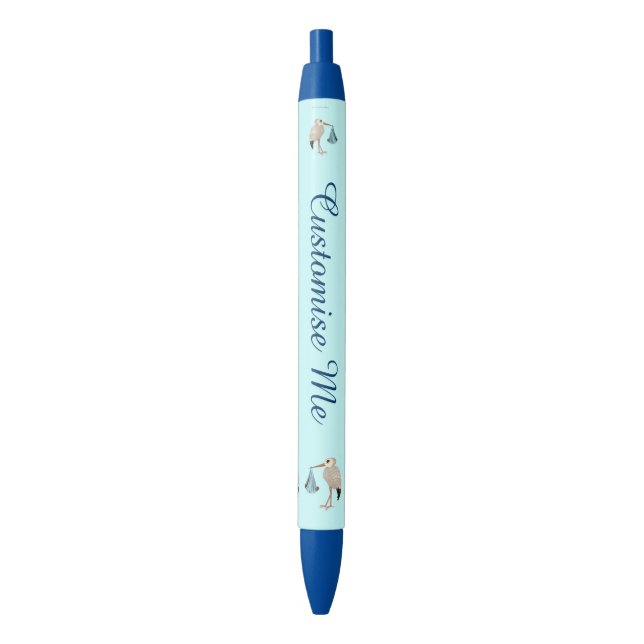Classic Stork (Blue) 2 Pen (Front Vertical)